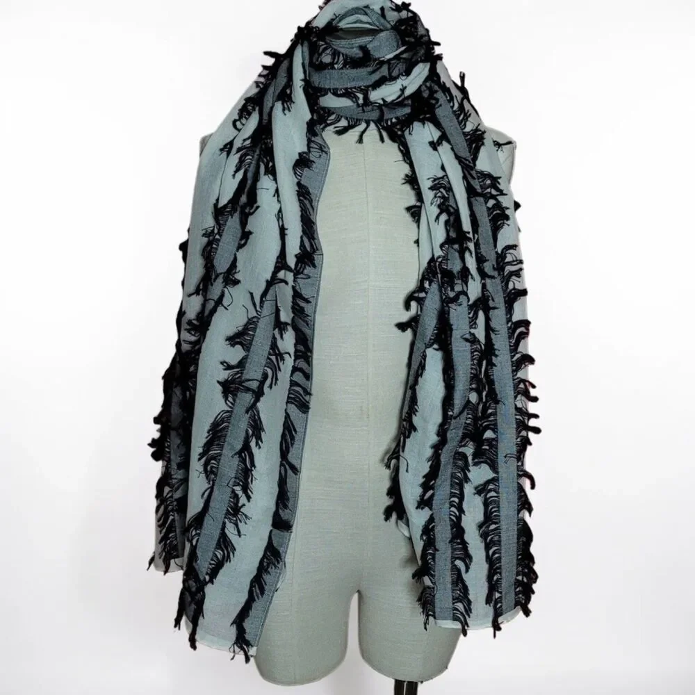 Chloe Fil Coupe Stripe Scarf